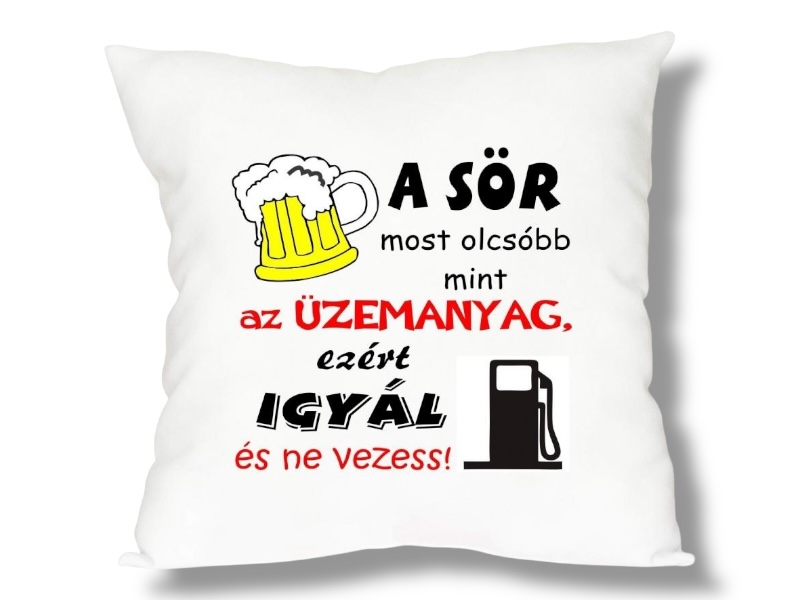 A sör most olcsóbb párna