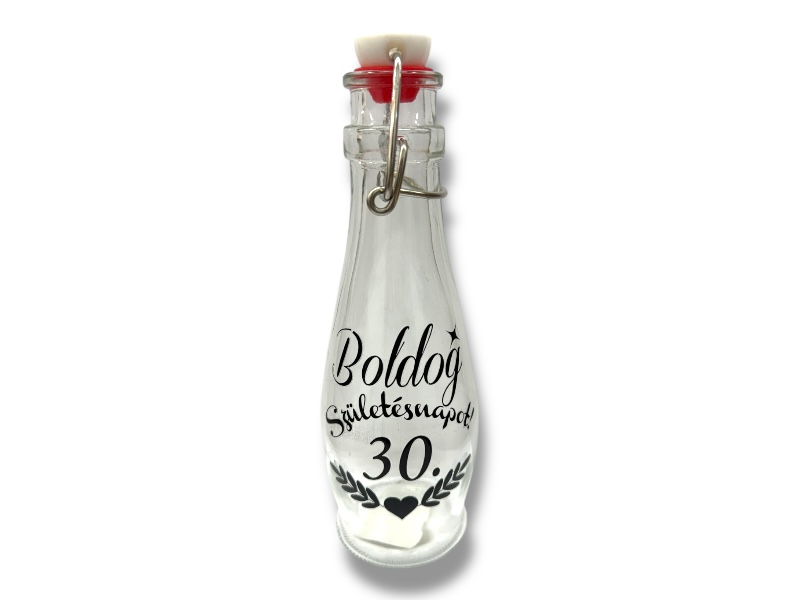 Dísz üveg 915-250ml (30)