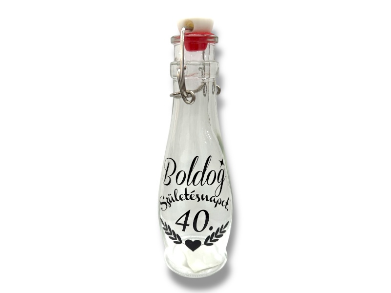 Dísz üveg 915-250Ml (40)