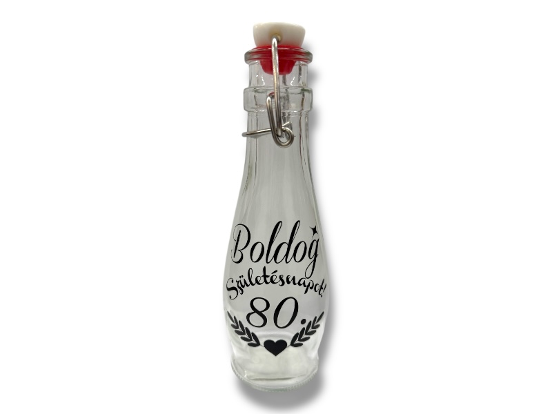 Dísz üveg 915-250Ml (80)