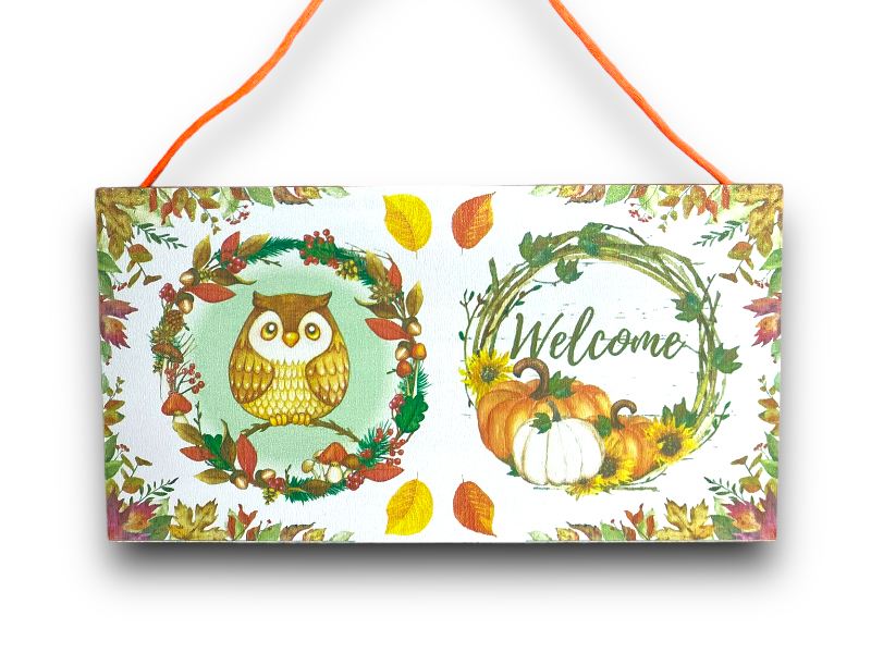 Fatábla N.Welcome/bagoly