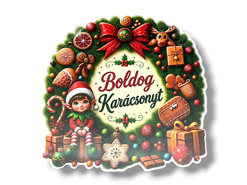 Fa akasztós dísz KARF-13