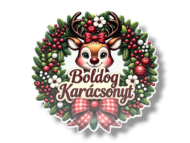 Fa akasztós dísz KARF-14