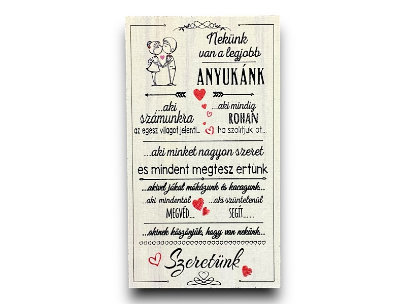Hűtőmágnes anya 1.