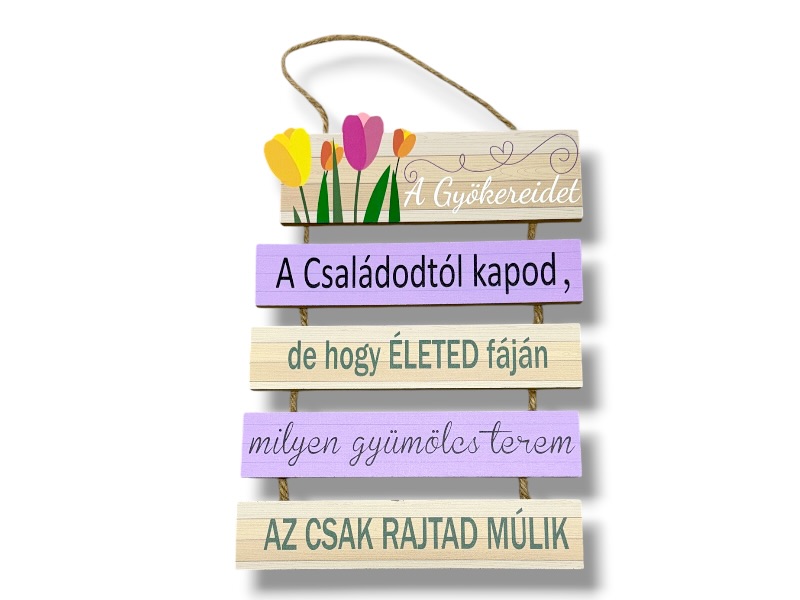 Fa akasztós dísz JN02