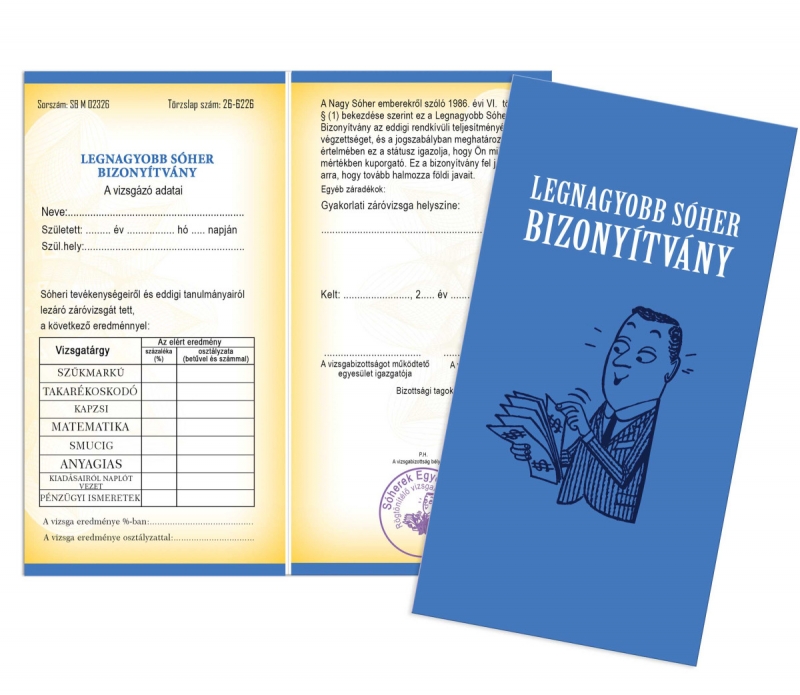 Bizonyítvány BIZ082